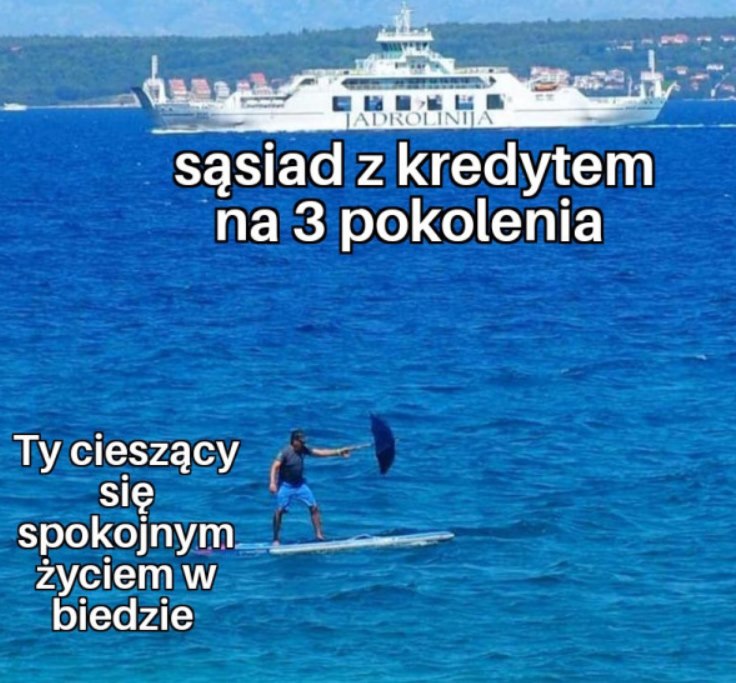 Bogaty sąsiad z kredytem