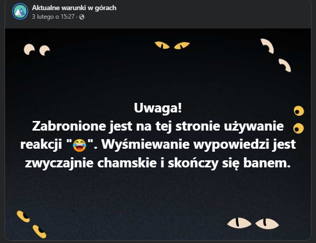 Zakaz reakcji haha